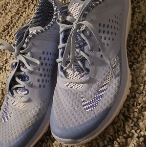 Light blue Nike's